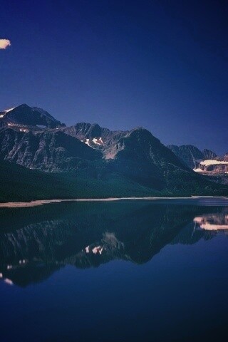 Синее горное озеро обои