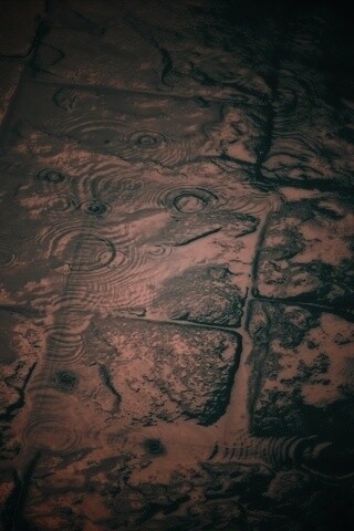 Дождь на мостовой обои