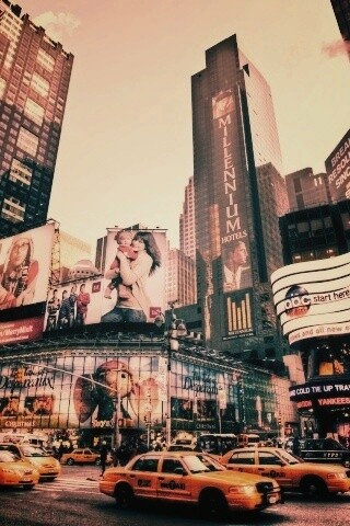 Улицы Нью-Йорка обои