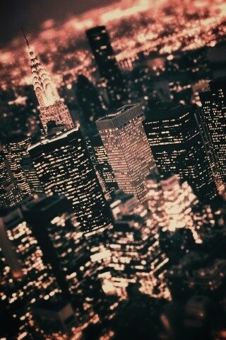 Ночной Нью-Йорк обои