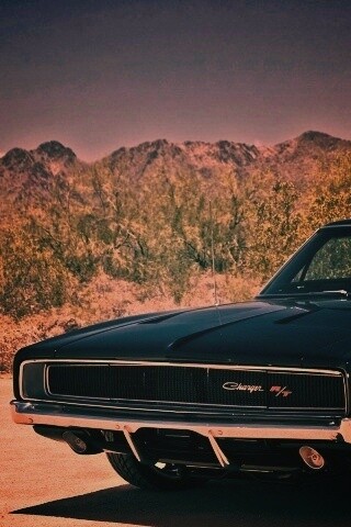 Черный Додж обои