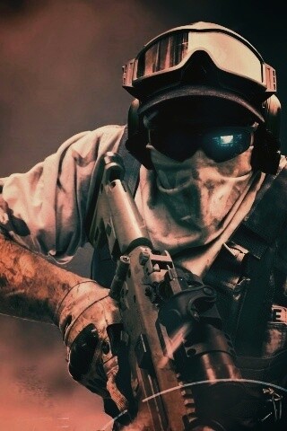 Боец в маске обои