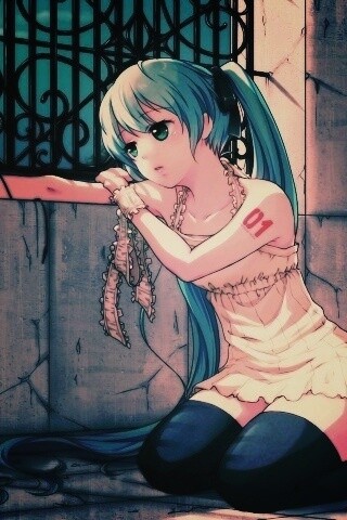 Девушка грустит обои