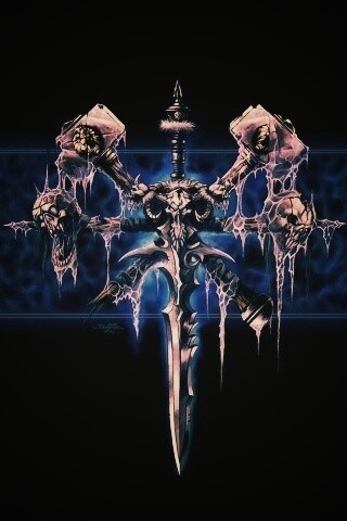 Логотип WarCraft Frothen Throne обои