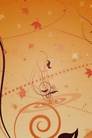 Цветы и завитки обои