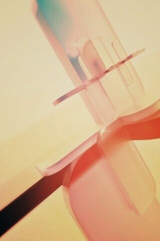 Абстракция из полупрозрачных фигур обои