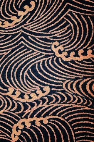 Волны на ткани обои