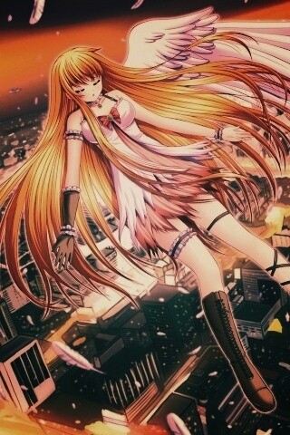 Неопознанная девушка из аниме обои