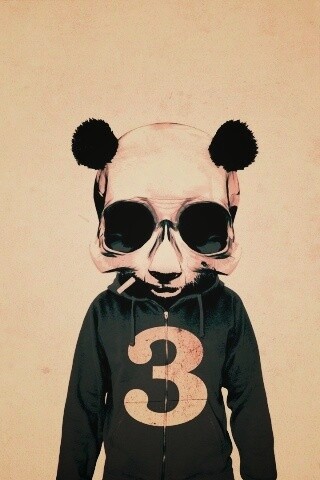 Гангста панда обои
