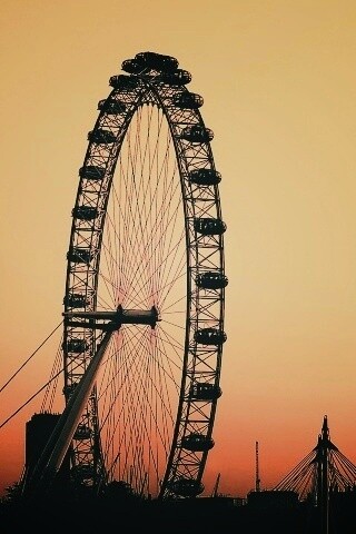 Силуэт Лондона обои