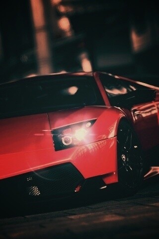 Красная ламборджини мурселаго обои