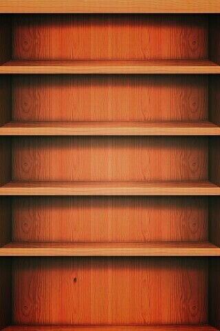 Обои в виде полок для iphone обои