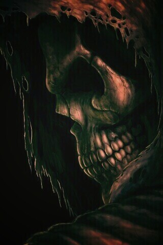 Смерть с картами обои