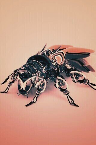 Кибер муха обои