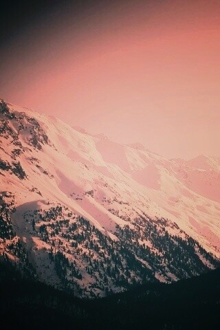 Горные вершины зимой обои