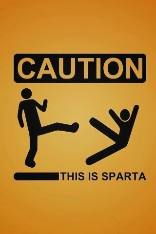 Осторожно, это Спарта обои