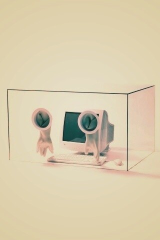 Зараженный компьютер обои