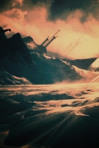 Туманные горы обои