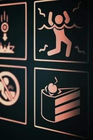 предупреждения Portal обои