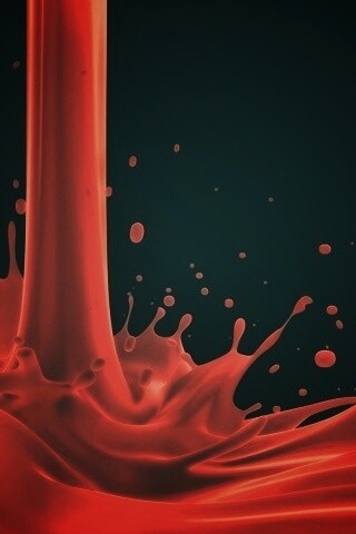 Красный всплеск обои