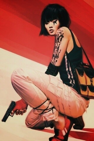 Фейт с пистолетом обои