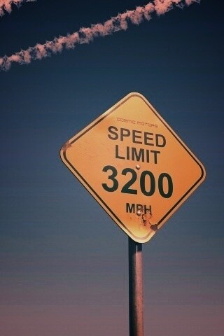 Знак ограничения скорости обои