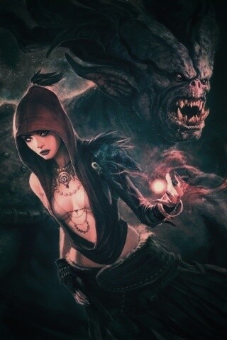 Морриган и порождение тьмы обои