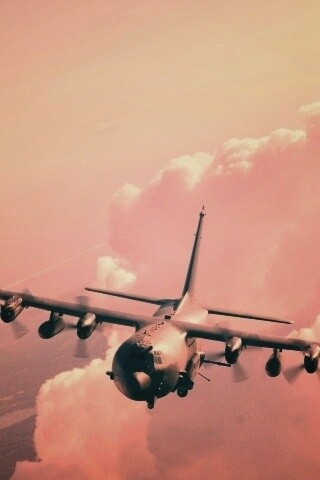 Самолет АС-130 обои