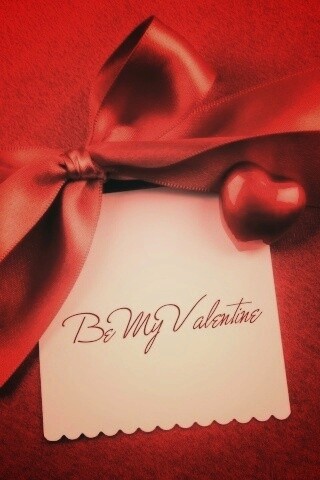 Открытка на день Святого Валентина обои