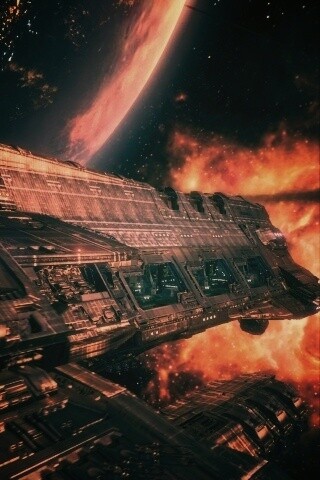 Космический корабль обои