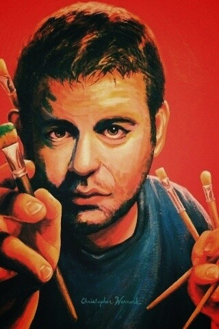 Нарисованный художник обои