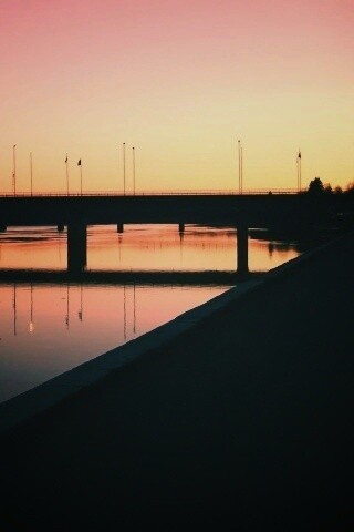 Живописный мост обои