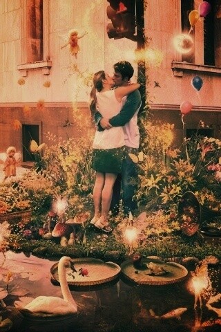 Волшебный поцелуй обои