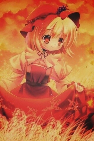 Девочка в поле обои