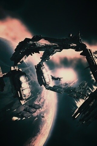 Космический корабль обои