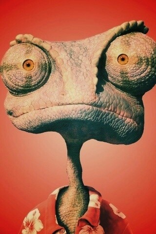 Ранго на красном фоне обои