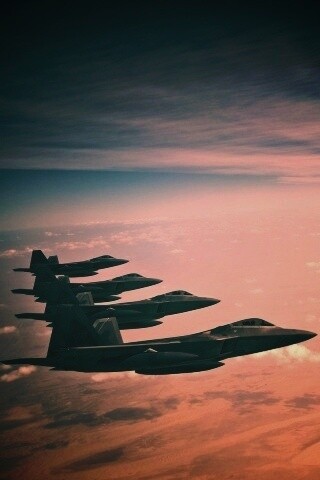 Ряд самолетов обои