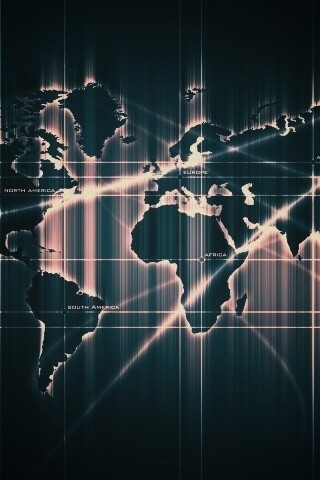 Карта мира в новом стиле обои