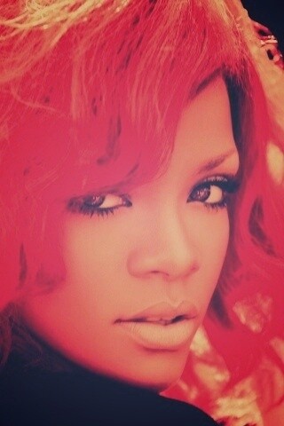 Огненная Рианна обои