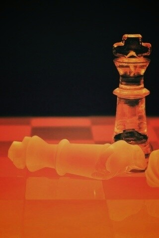 Две шахматных фигуры обои