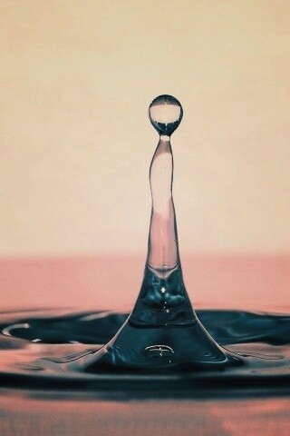 Падение капли обои