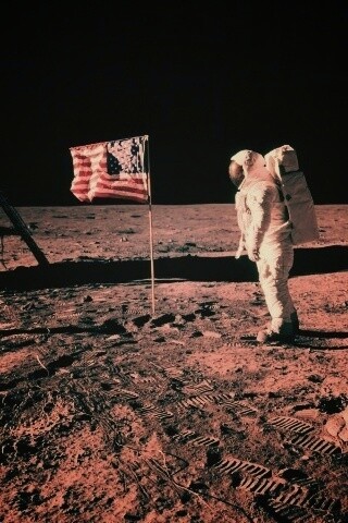 Высадка американцев на Луну обои