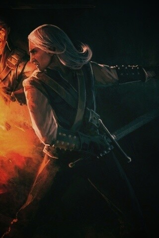 Геральт и Беренгар против Азара обои