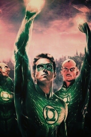 Зеленый фонарь обои