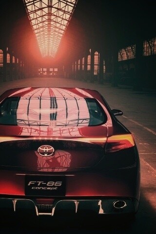 Концепт спортивной тойоты обои