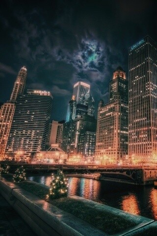 Потрясающий городской вид обои