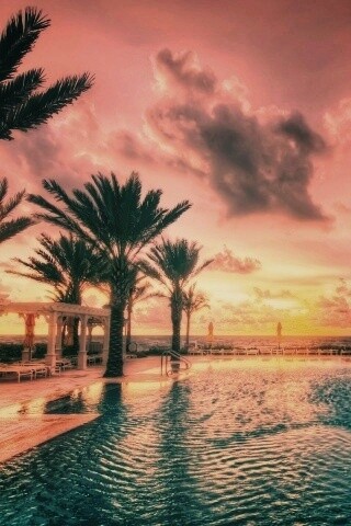 Бассейн обои