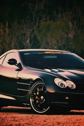 Черный мерседес обои