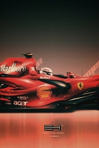 Болид Феррари обои