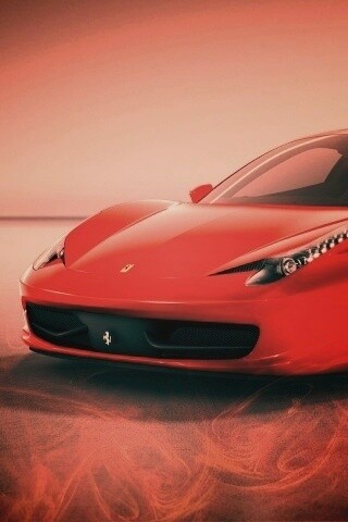 Огненный феррари обои